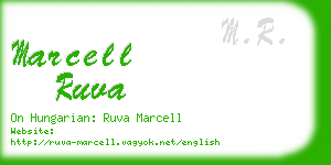 marcell ruva business card